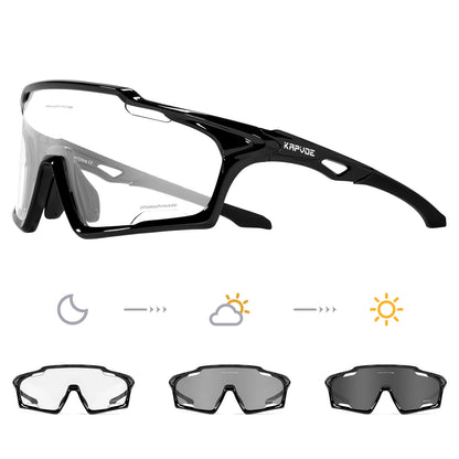 Light-Adaptive Cycling Glasses