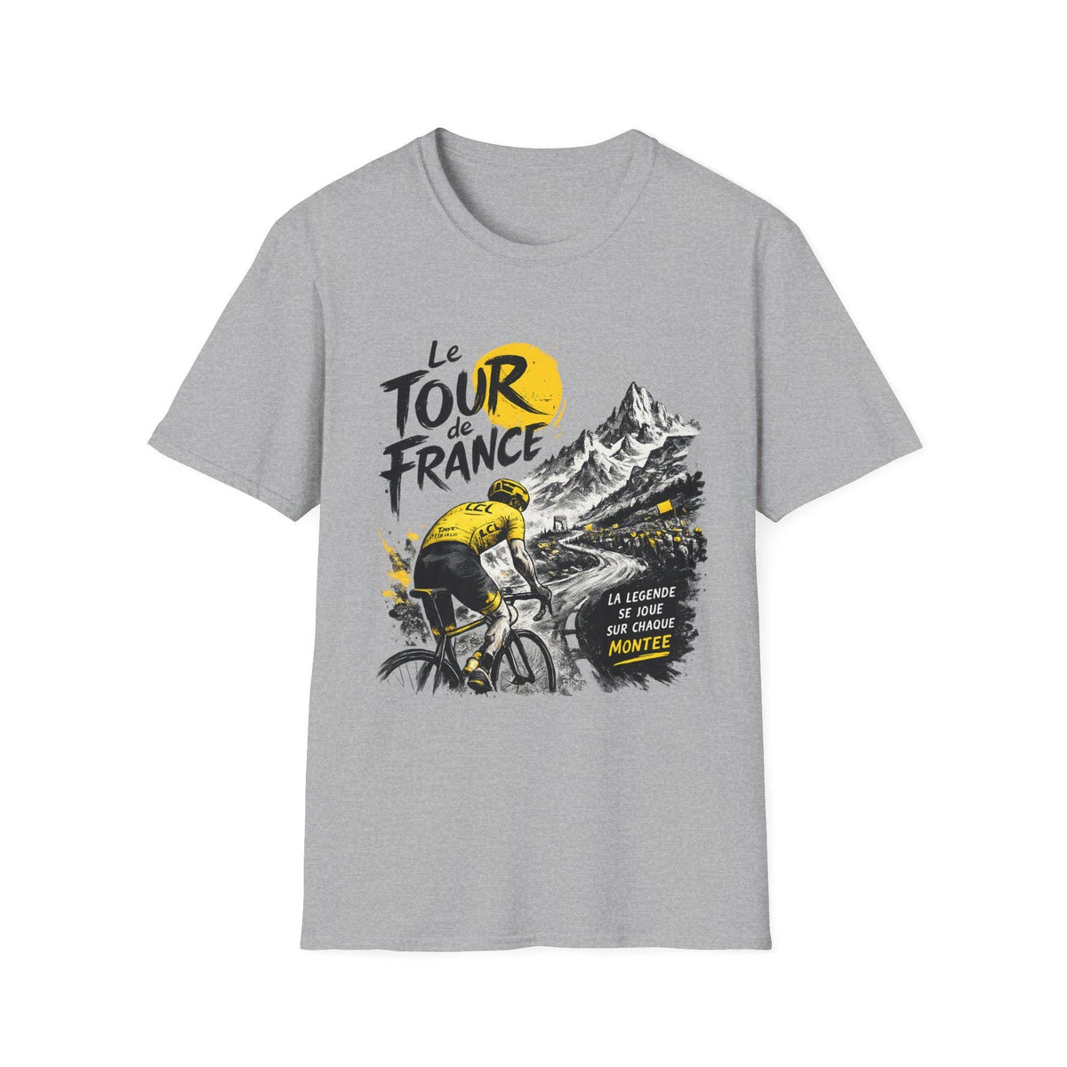 Tour de France 2026 Retro Cyclist Tee – Pure Cotton Oversized