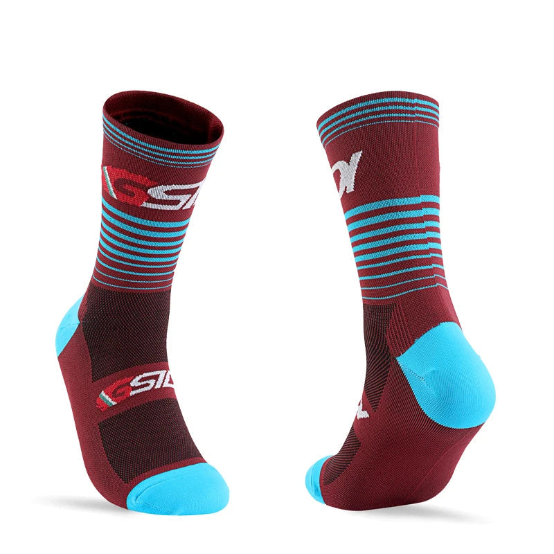 High-Performance Mid-Calf Cycling Socks