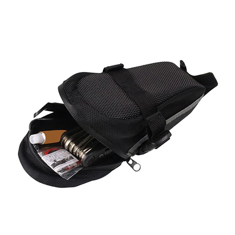 Bolsa de nailon para bicicleta, herramienta trasera impermeable