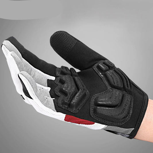 Vollfinger gepolsterte Radsporthandschuhe