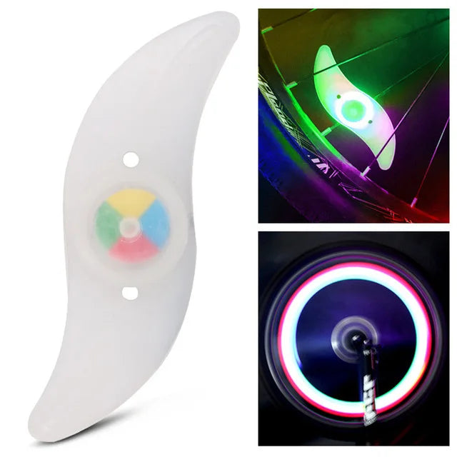 Luz LED para radios de rueda de bicicleta 