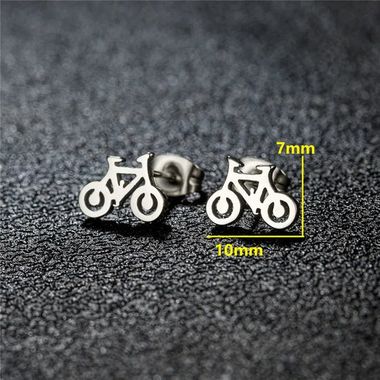 Bicycle Earrings for Men