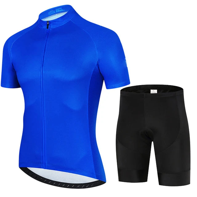 Cycling Jersey and Bib Shorts Set 