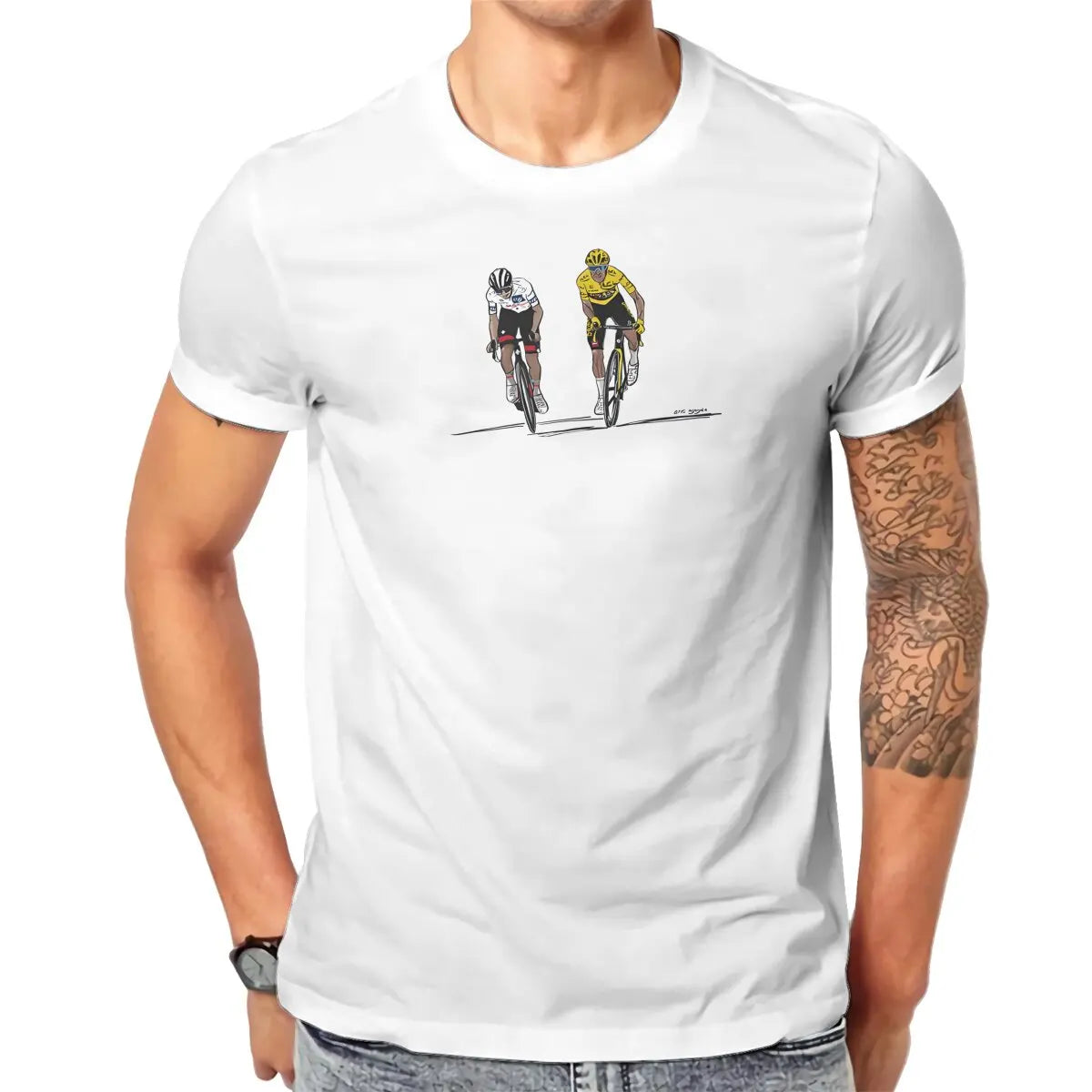 Camicia grafica classica da ciclista