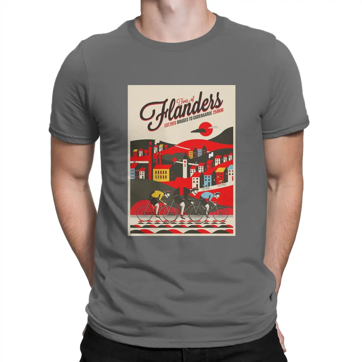Vintage-Bike-Shirt der Flandern-Rundfahrt