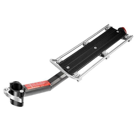 Quick-Release Aluminium Bike Rear Rack – Universal Fit with Reflector