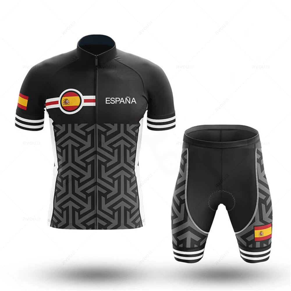 Conjunto de ciclismo Espanha 
