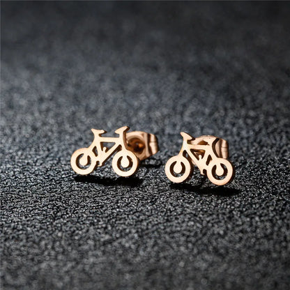 Bicycle Earrings for Men