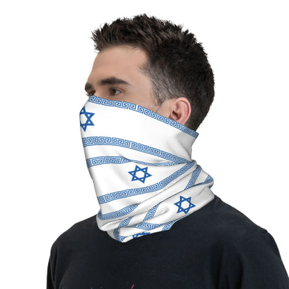 Cuello de diadema de invierno con bandera de Israel