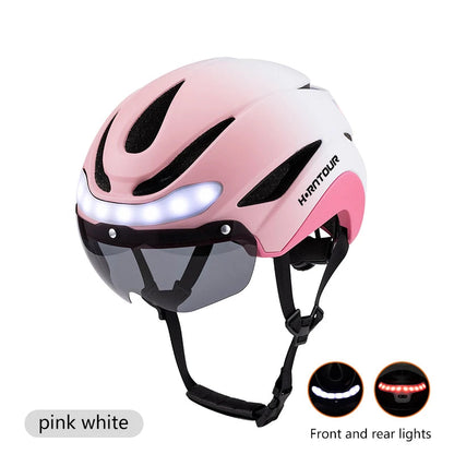 Cyclist Helmet Safety LED Lights