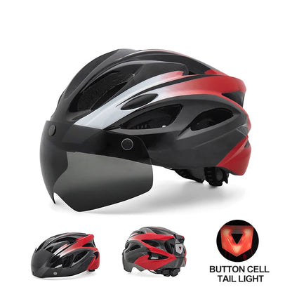 Cycling Helmet with Magnetic Goggles 