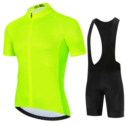 Cycling Jersey and Bib Shorts Set 