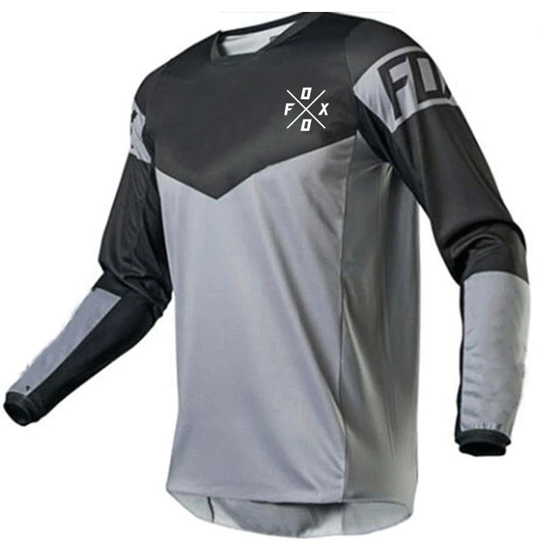 Men's MTB Downhill Jersey – Long Sleeve Mountain Bike Shirt