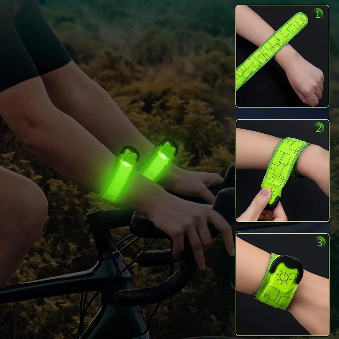 Armband LED Radfahren Sicherheit