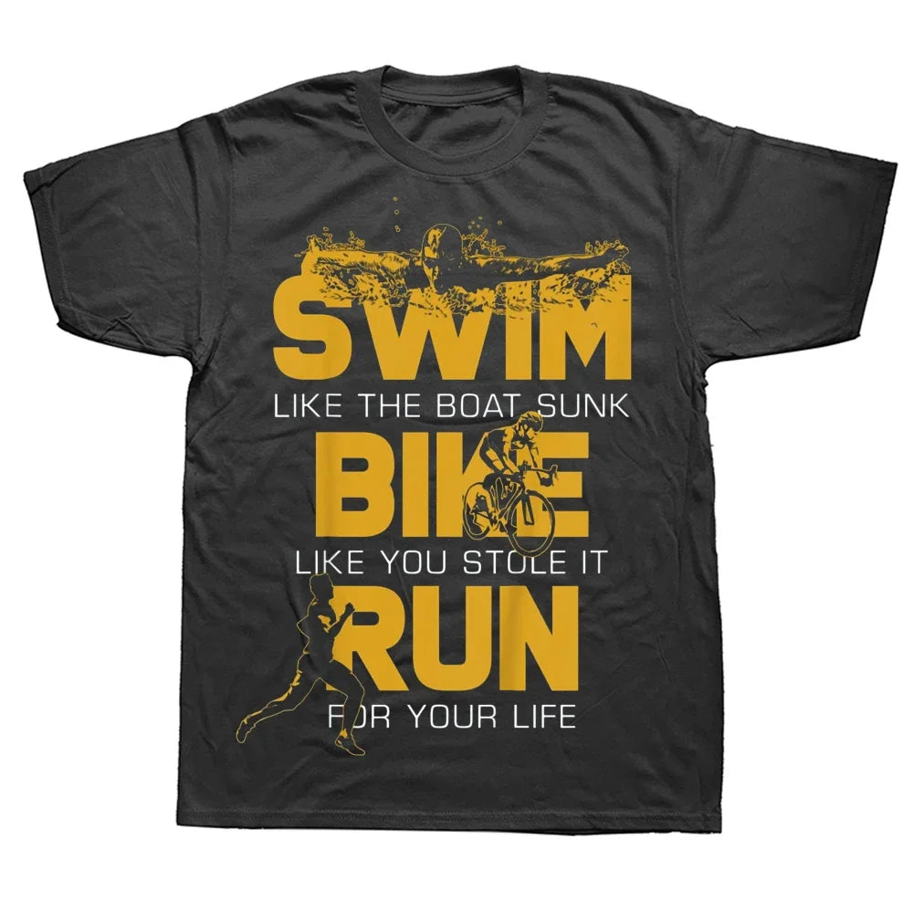 Magliette Triathlon Nuoto Bici Corsa 