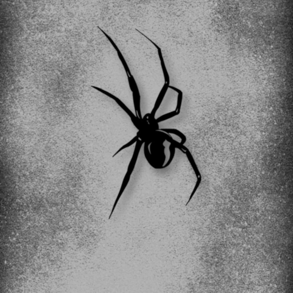 Autocollante réflexive agressive "Black Widow"