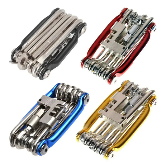 11-in-1 Bicycle Repair Multi-Tool – Aluminum Alloy