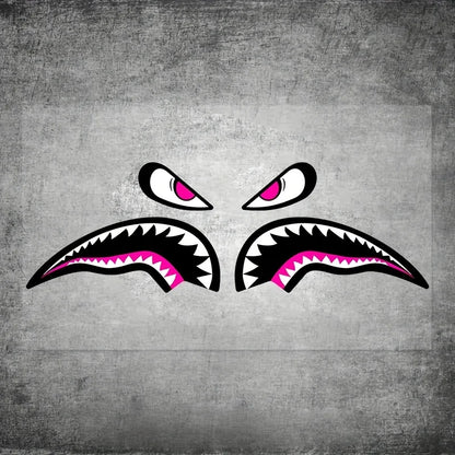 4PCS Set Shark Sticker for Bicycle 