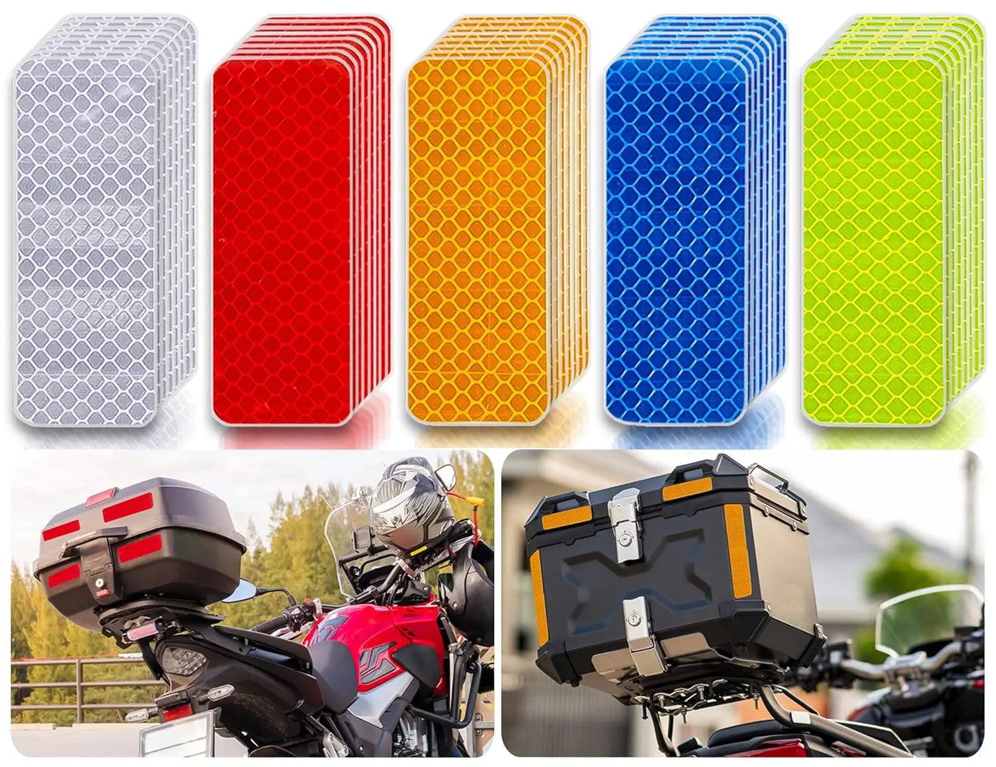Autocollants réfléchissants à haute visibilité