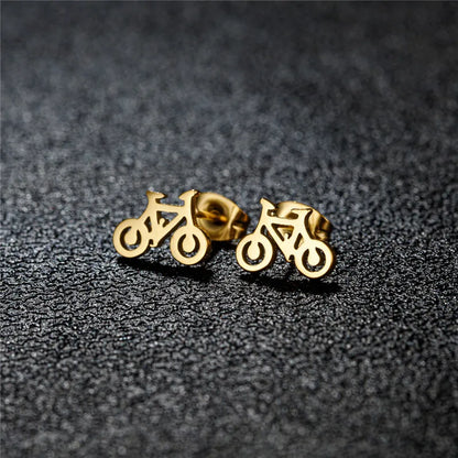 Bicycle Earrings for Men