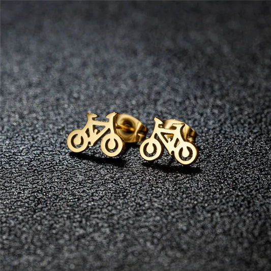 Bicycle Earrings for Men
