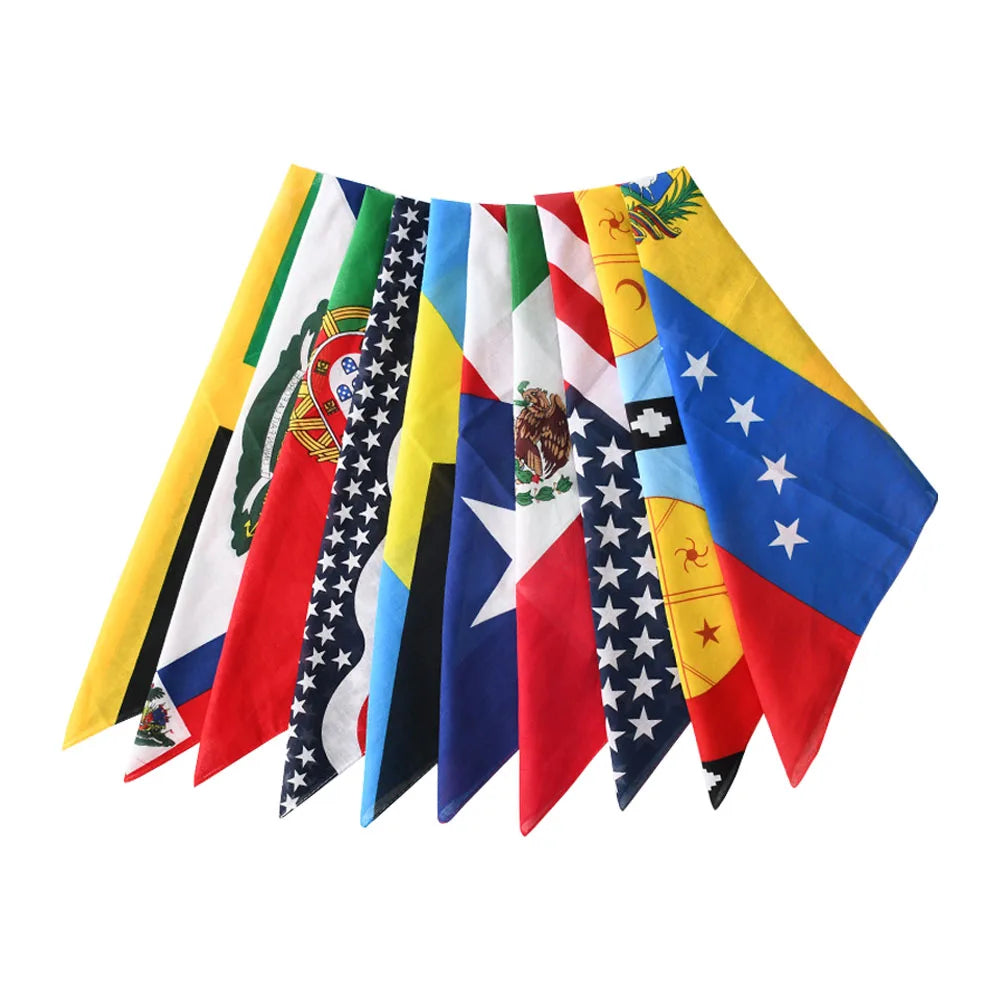 Cotton Bandana National Flag Cyclist 