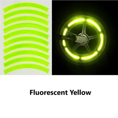 Bicycle Wheel Rim Reflective Stickers