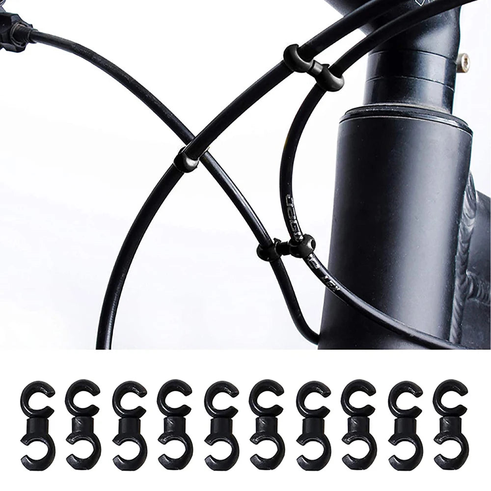 10Pcs Bike Brake Cable Housing Clip