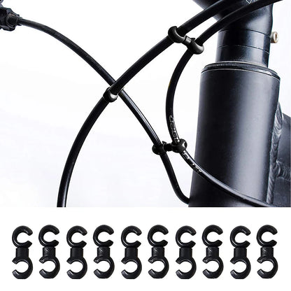 10Pcs Bike Brake Cable Housing Clip