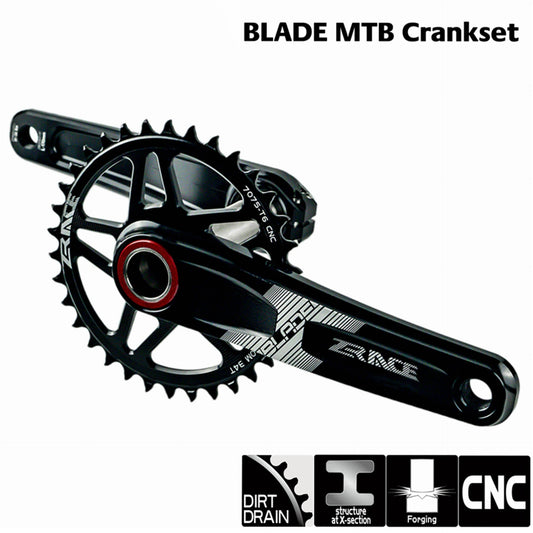 MTB Crankset with Narrow Wide Chainring