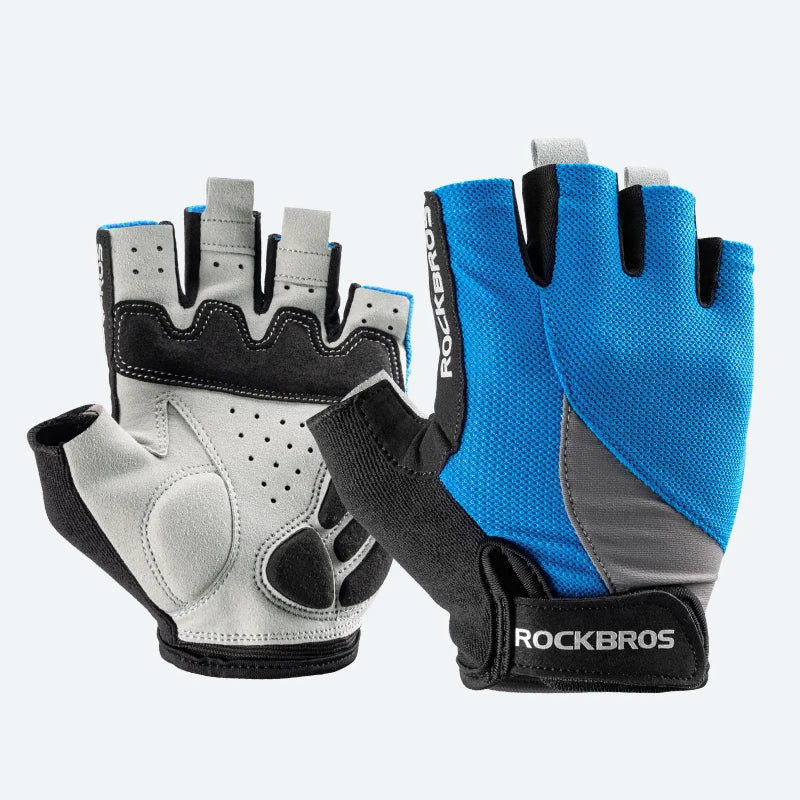 Comfort Grip Fingerless Cycling Gloves