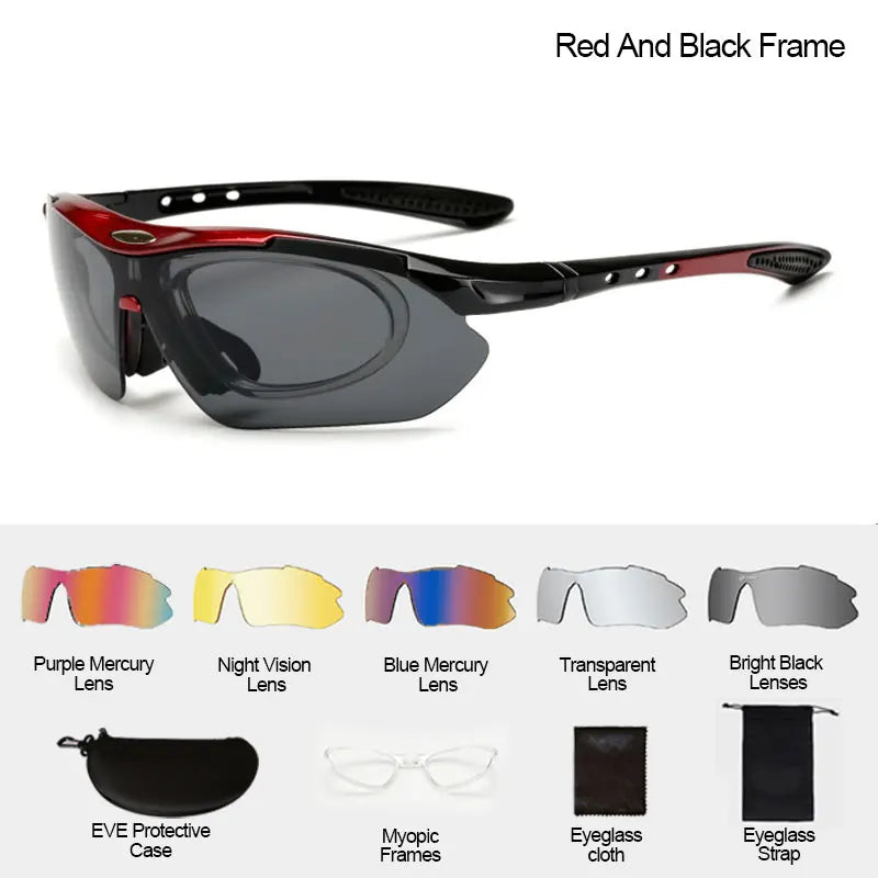 Multi-Lens Cycling Sunglasses