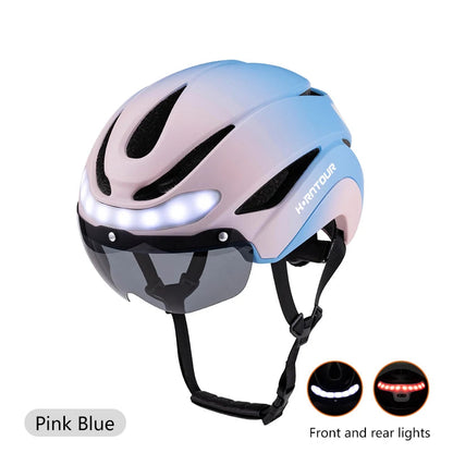 Cyclist Helmet Safety LED Lights