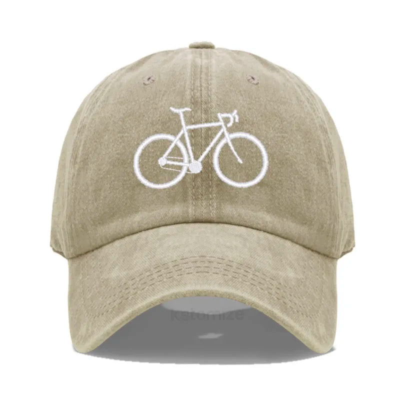 Fahrrad-Baseballmütze aus Baumwolle