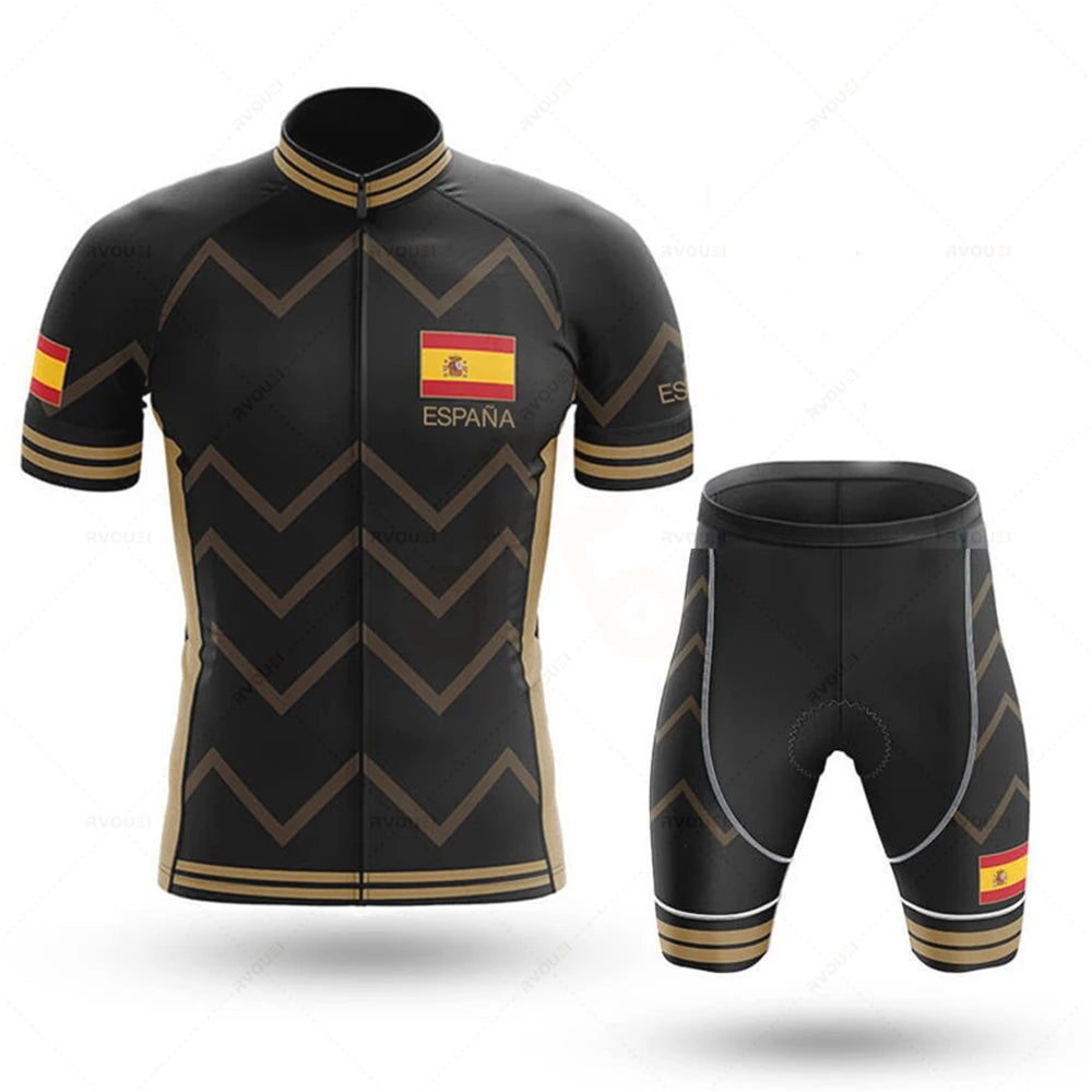 Conjunto de ciclismo Espanha 