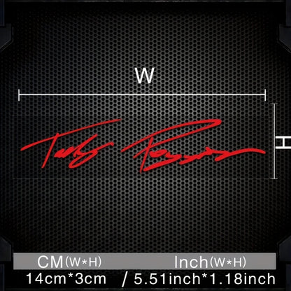 Signature Style Reflective Decal