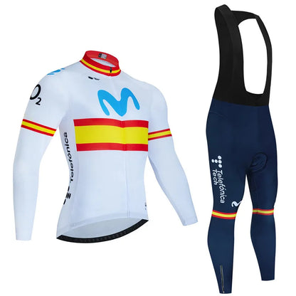 Spain Autumn Cycling Jersey Set 