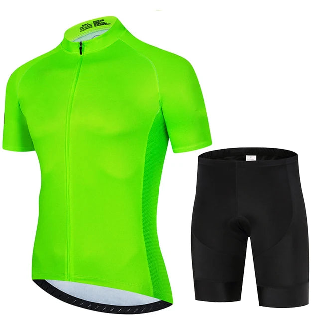 Cycling Jersey and Bib Shorts Set 