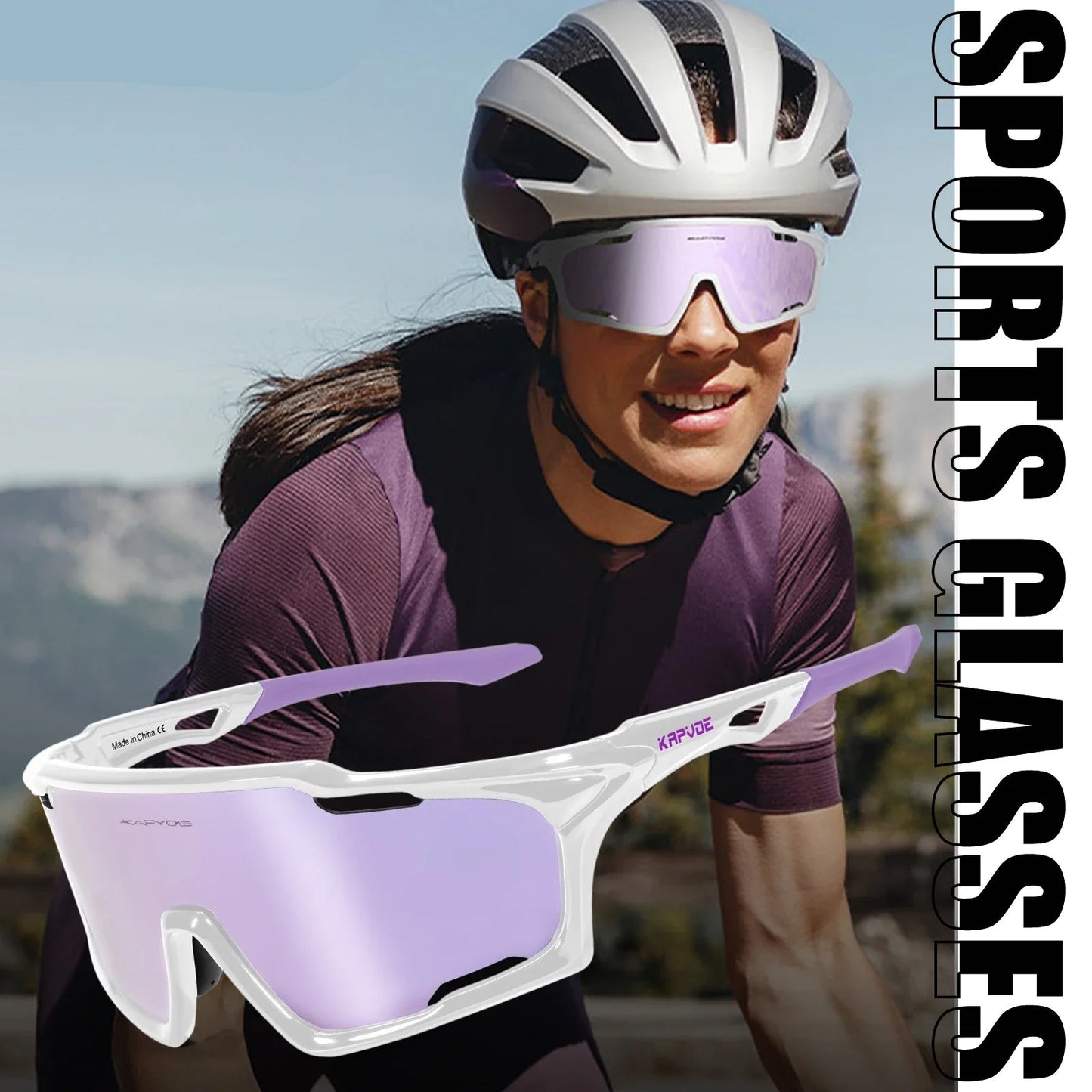 Water-Resistant Sports Glasses