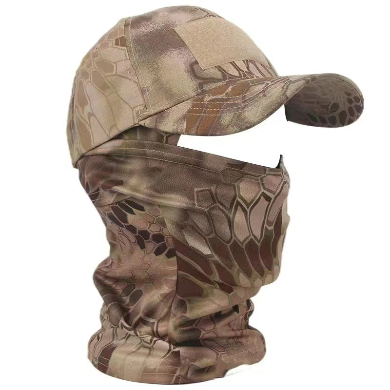 Tactical Balaclava & Cap Set – Full Face Sun Protection