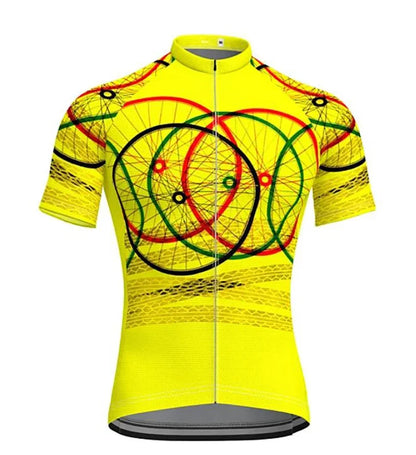 Men’s Short Sleeve Cycling Jersey – Quick Dry MTB & Road Bike Shirt