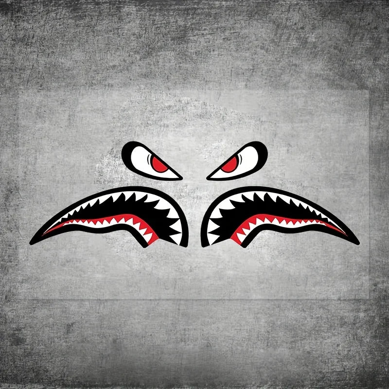 4PCS Set Shark Sticker for Bicycle 