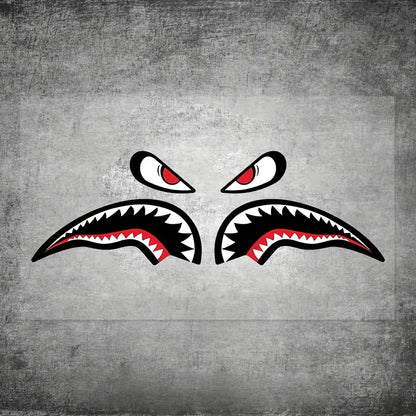 4PCS Set Shark Sticker for Bicycle 