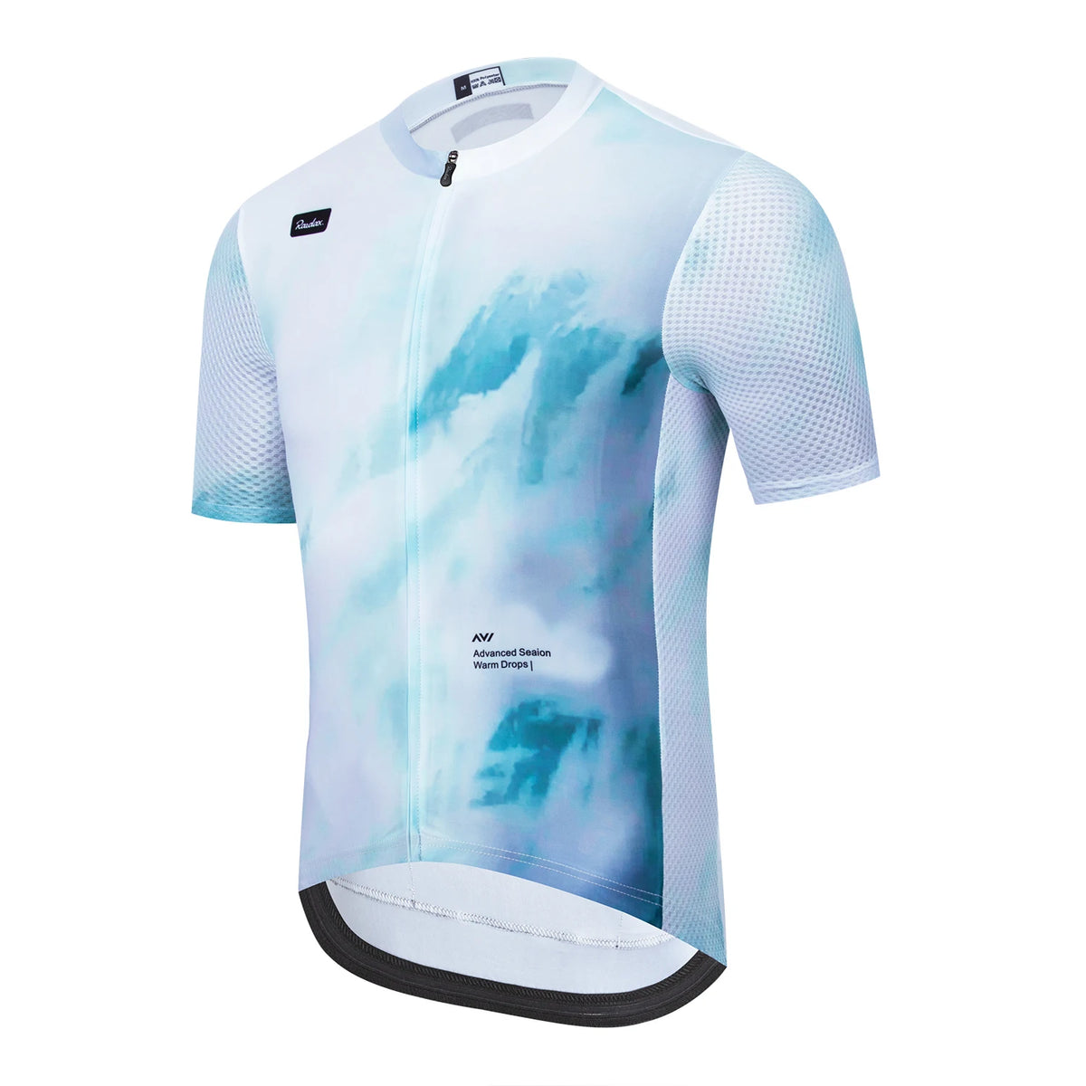 Men’s Short-Sleeve Cycling Jersey – 3 Rear Pockets, Silicone Grip & Sublimation Print
