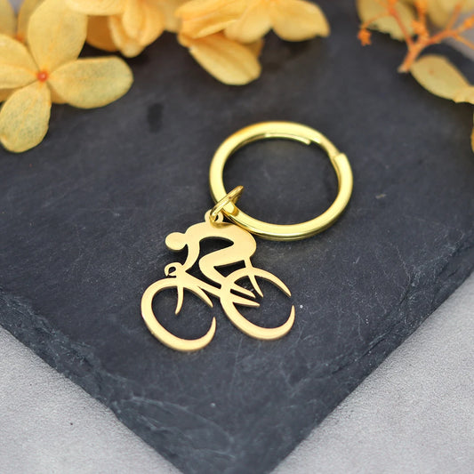 Bicycle Chrome Keychain 
