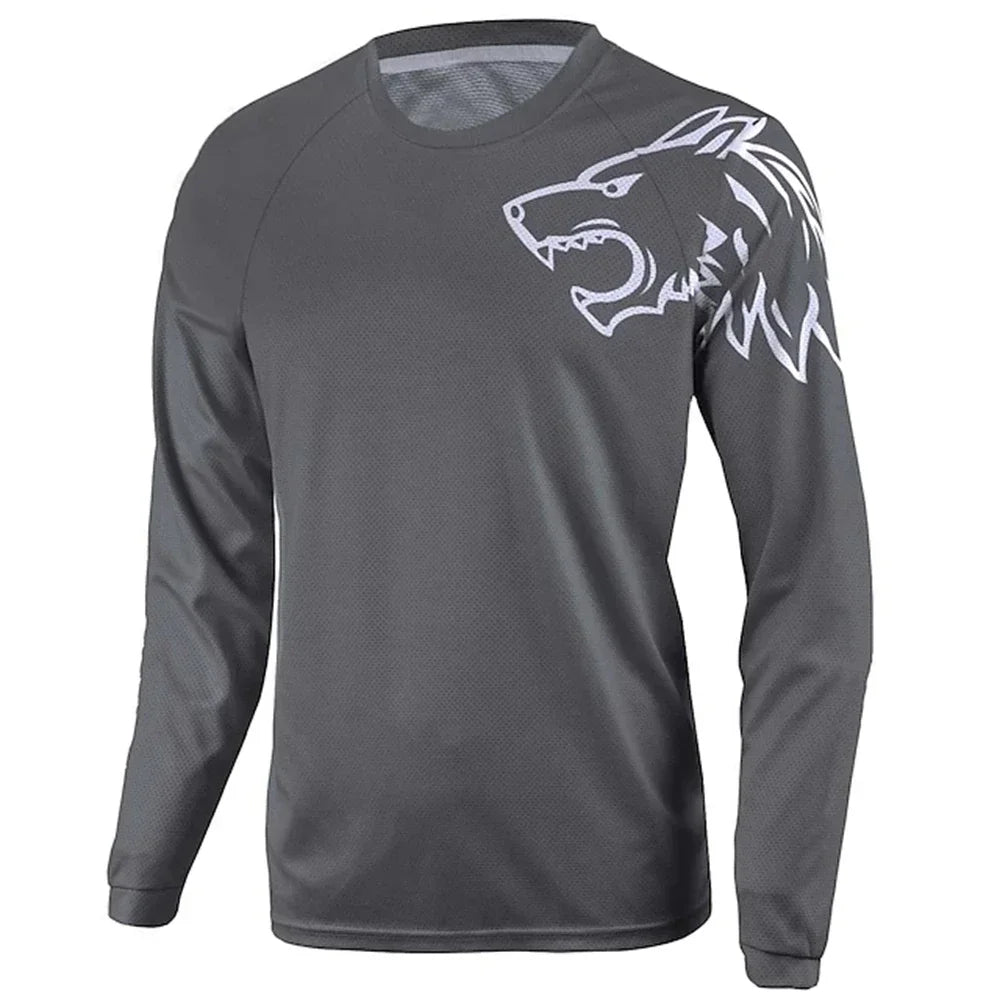 Men’s Downhill Long Sleeved Bicycle Jersey