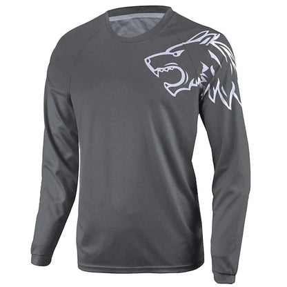 Men’s Downhill Long Sleeved Bicycle Jersey