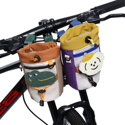 Bike Handlebar Cup Holder Bag with Phone Pocket – Cycling