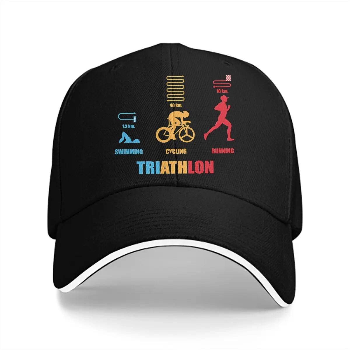 Casquette Triathlon Multicolore